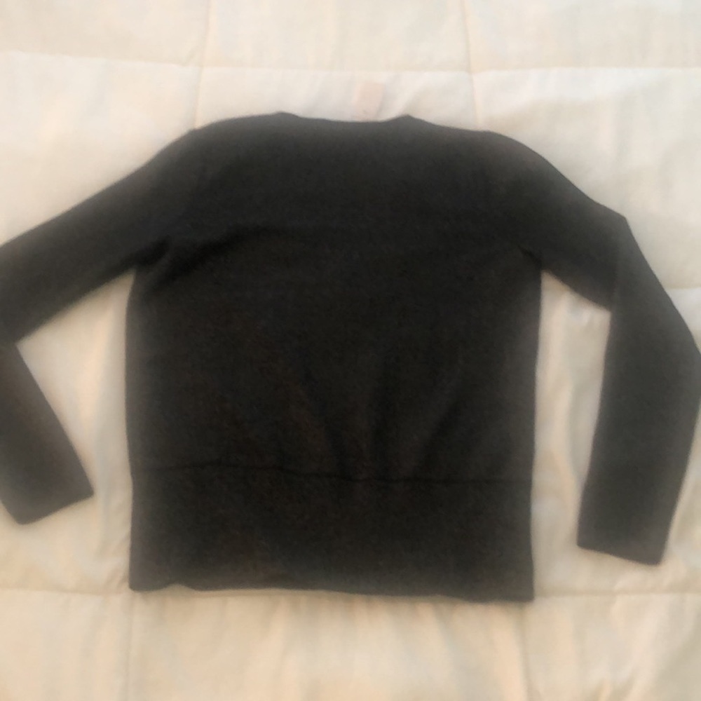 NWT Ann Taylor Vneck long sleeve dressy sweater black with sparkles size small - Picture 9 of 10